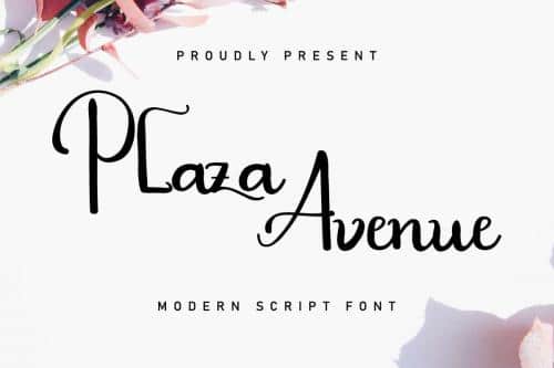 Plaza Avenue Handwriting Font 2
