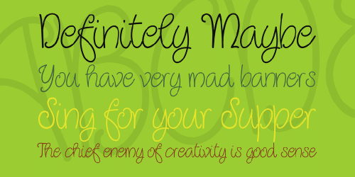 Quirlycues Font 1