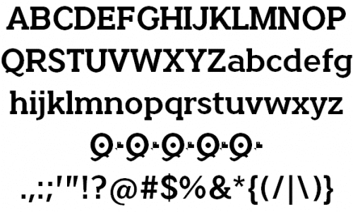 Quotus Slab Serif Bracketed Font 6