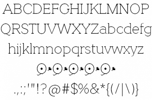 Quotus Slab Serif Bracketed Font 8