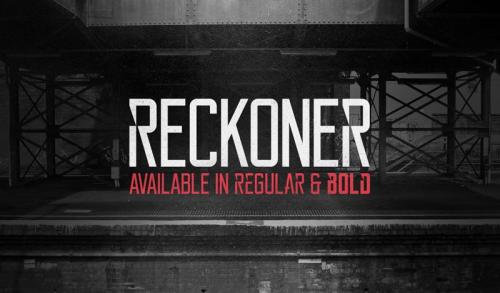 Reckoner Font 1