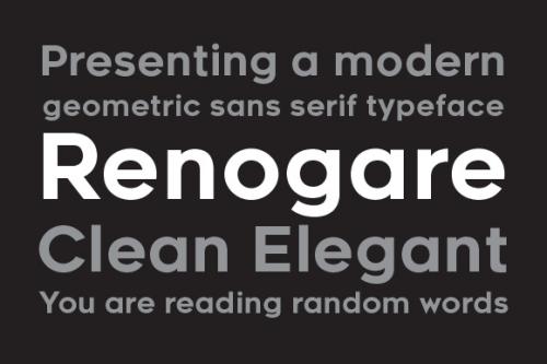 Renogare Font 1