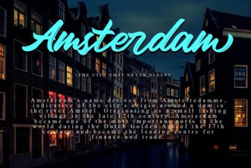 Rolling Beat Brush Font 4