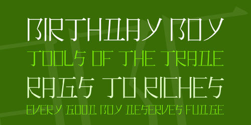 Romaji Mincho Font 1