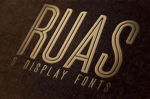 Ruas Vintage Style Font 5