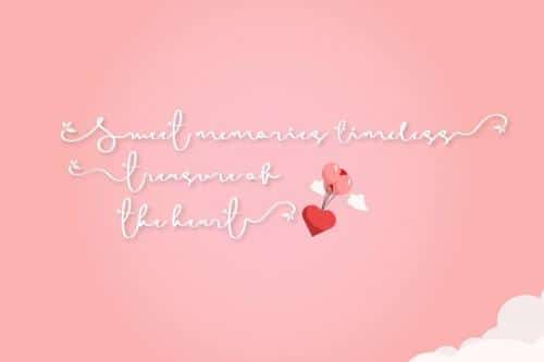 Sallia Handwritten Font 4