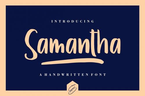 Samantha Handwritten Font 1