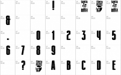 Santa Monica Font 1