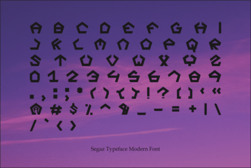 Segaz Font 5