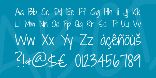 Shadows Into Light Font 4