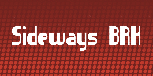 Sideways BRK Font 1