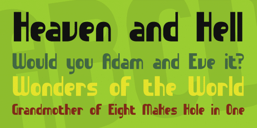 Sideways BRK Font 2