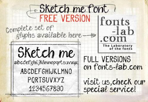 Sketch Me Font 1