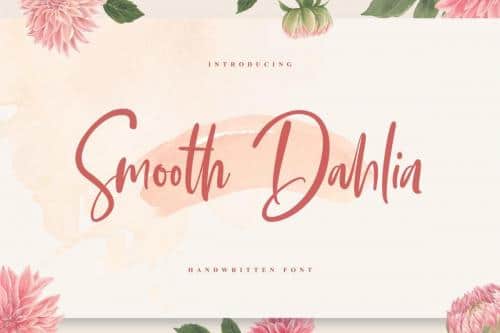 Smooth Dahlia Script Font 1