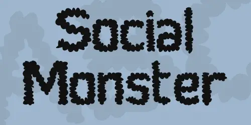 Social Monster Font 1