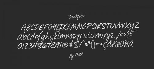 Southpaw Handwritten Font 2