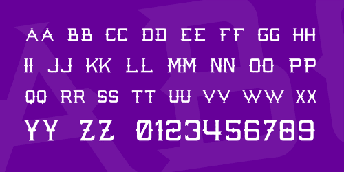 Strike 'Em Out Font 3