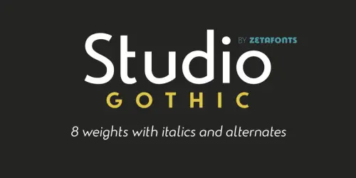 Studio Gothic Font Family 1