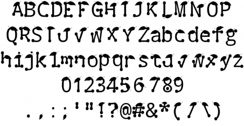The Leaves Of The Forest Font 2