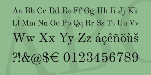 Theano Modern Font 4