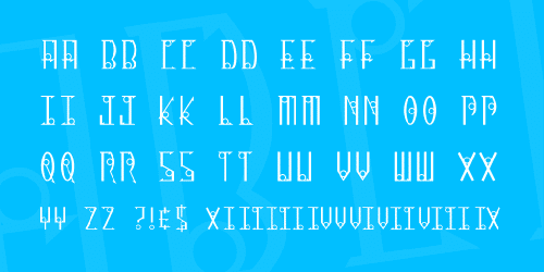 Thirteen O Clock Font 2
