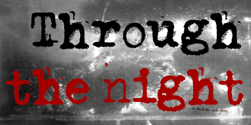 Through the night Font 1