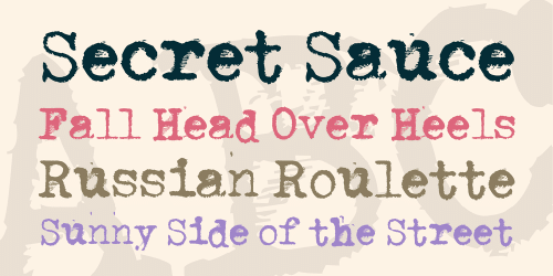 Through the night Font 5