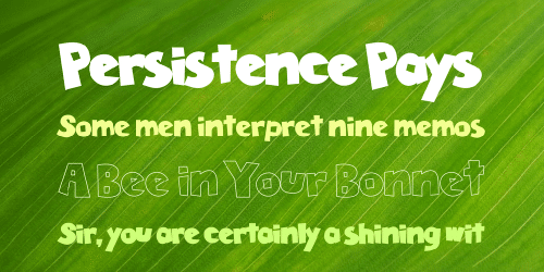 Tiki Tropic Font 1