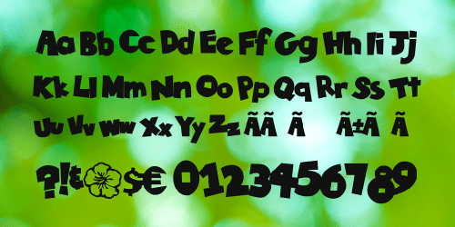 Tiki Tropic Font 2