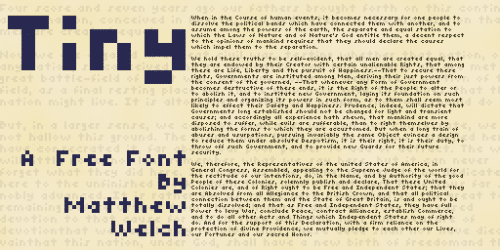 Tiny Font 1