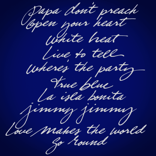 True Blue Font