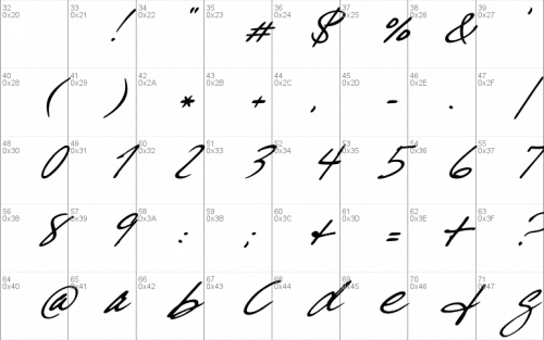 True Blue Font 1