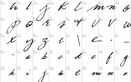True Blue Font 2