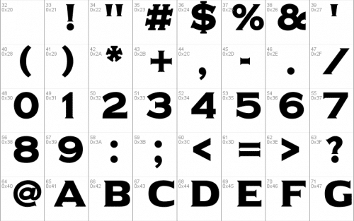 Universal Serif Font 1