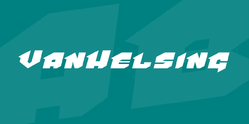 VanHelsing Font 1