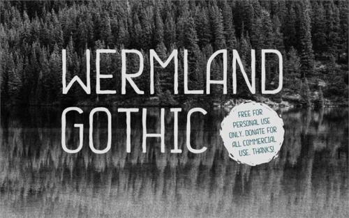 Wermland Gothic Font