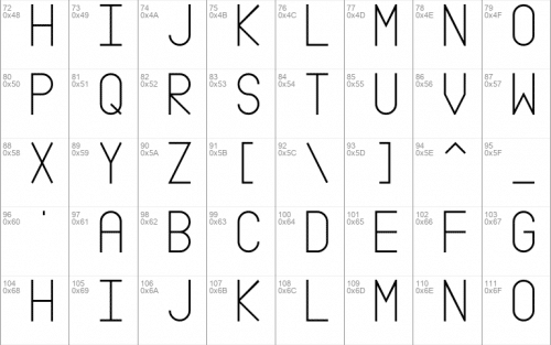 Zector Font 4