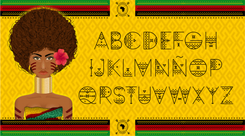 Zilap Africa Font 3
