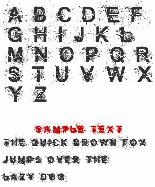 All Cracked Out Font 2