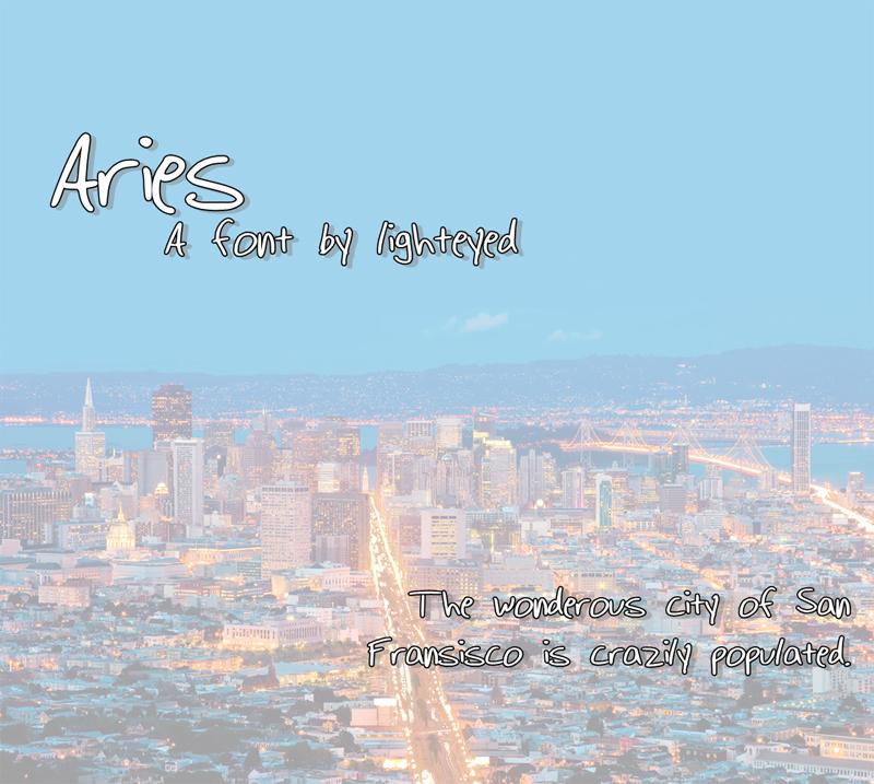 Aries Font 1
