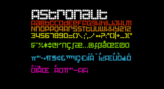 Astronaut Font 1