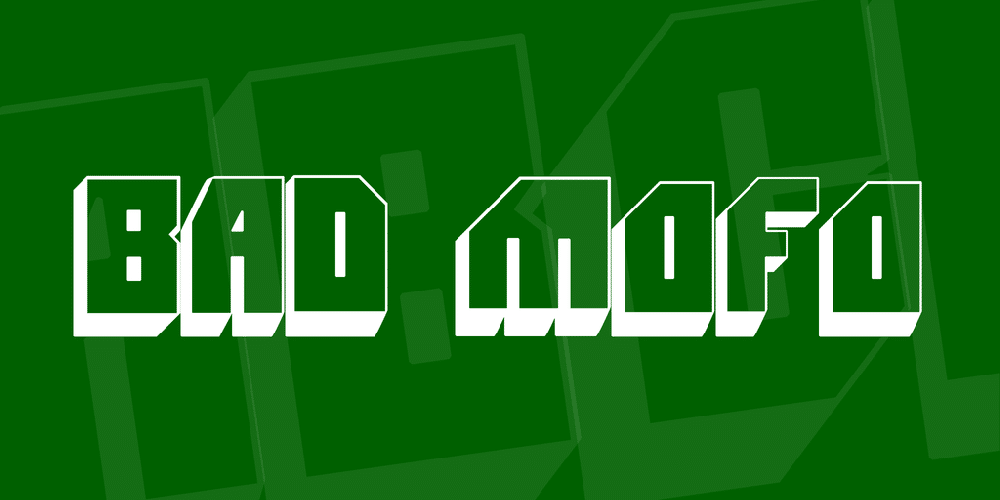 Bad Mofo Font 1