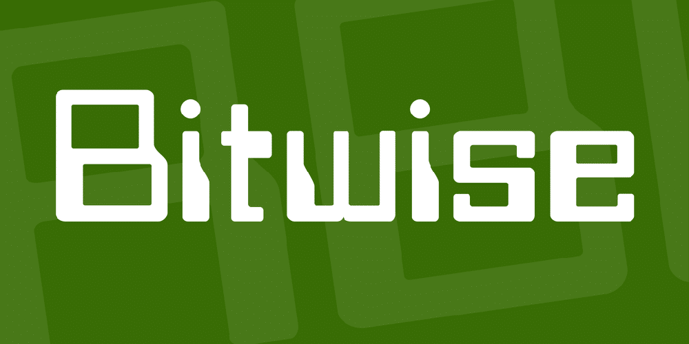 Bitwise Font