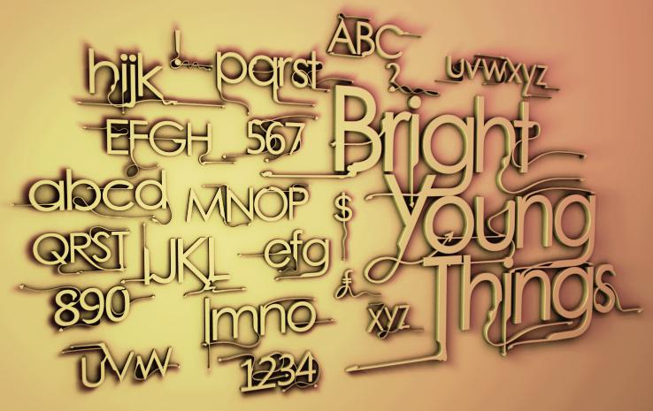 Bright Young Things Font