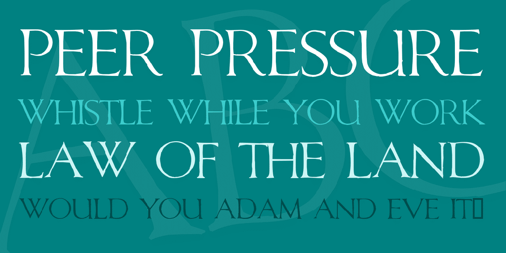 Caligula Dodgy Font 2