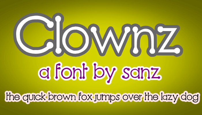Clownz Font 1