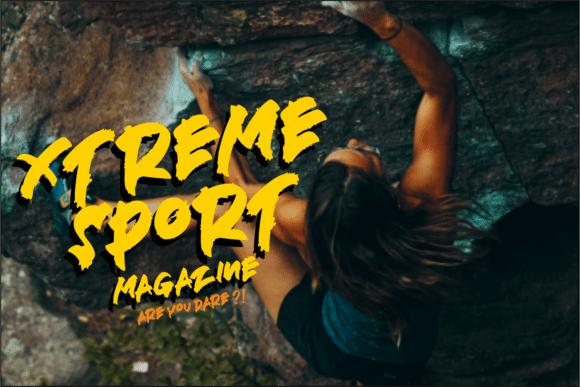 Deathblood Trash Font 4