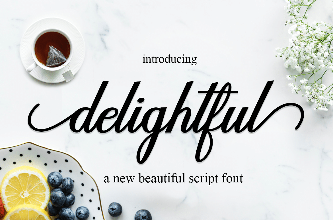 Delightful Font 1