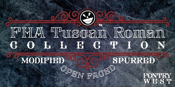 FHA Mod Tuscan Roman NCV Font 1