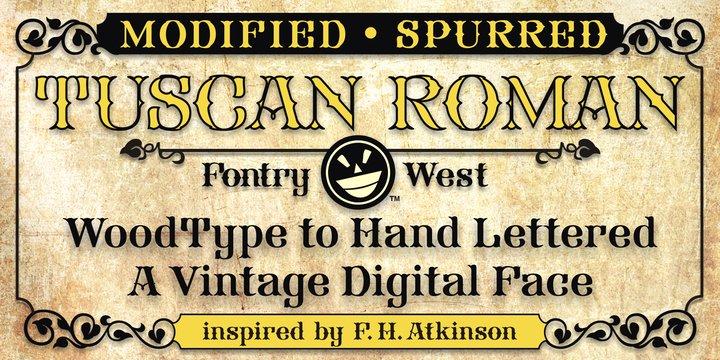 FHA Mod Tuscan Roman NCV Font 2